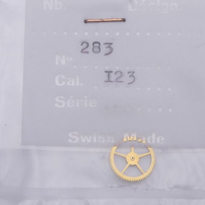 Movado 123 - 283 Roue entraîneuse sur roue moyenne - Driving wheel over third wheel