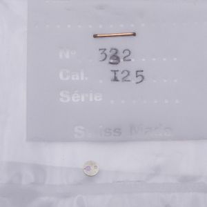 Movado 125 - 332 Plaque de contre - pivot - Lower cap jewel