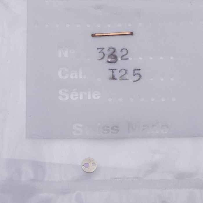 Movado 125 - 332 Plaque de contre - pivot - Lower cap jewel