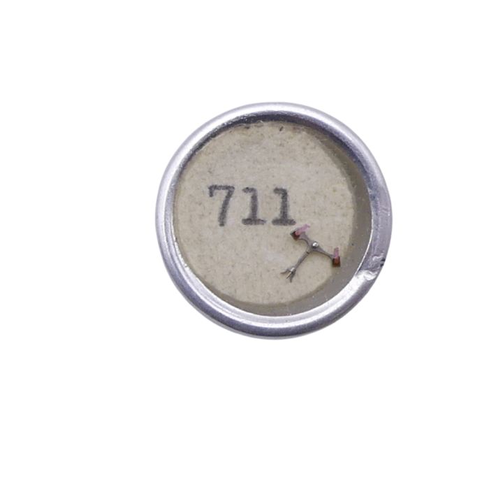 Movado 365 - 711 Ancre garnie pour plaque dessous - Jewelled pallet fork and staff with lower conical pivot