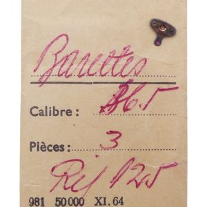 Movado 365 - 125 Pont d'ancre - Pallet cock