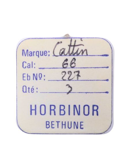 Cattin 66 - 227 Roue de seconde au centre (à l'unité) - Sweep second wheel and pinion (per unit)