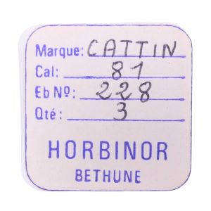 Cattin 81 - 227 Roue de seconde au centre (à l'unité) - Sweep second wheel and pinion (per unit)