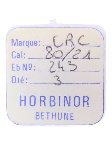 CRC 80/21 - 243 Chaussée non lanternée - Cannon pinion without clam notch