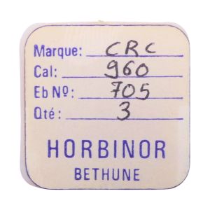 CRC 960 - 705 Roue d'ancre pivotée (à l'unité) - Escape wheel and pinion with straight pivots (per unit)