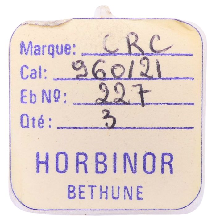 CRC 960/21 - 227 Roue de seconde au centre (à l'unité) - Sweep second wheel and pinion (per unit)