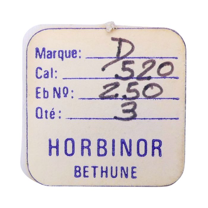 Durowe 520 - 250 Roue des heures (à l'unité) - Hour wheel (per unit)