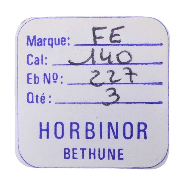 FE 140 - 227 Roue de seconde au centre (à l'unité) - Sweep second wheel and pinion (per unit)