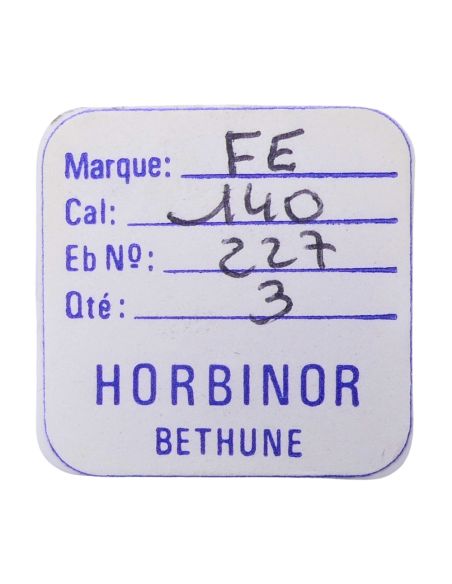 FE 140 - 227 Roue de seconde au centre (à l'unité) - Sweep second wheel and pinion (per unit)