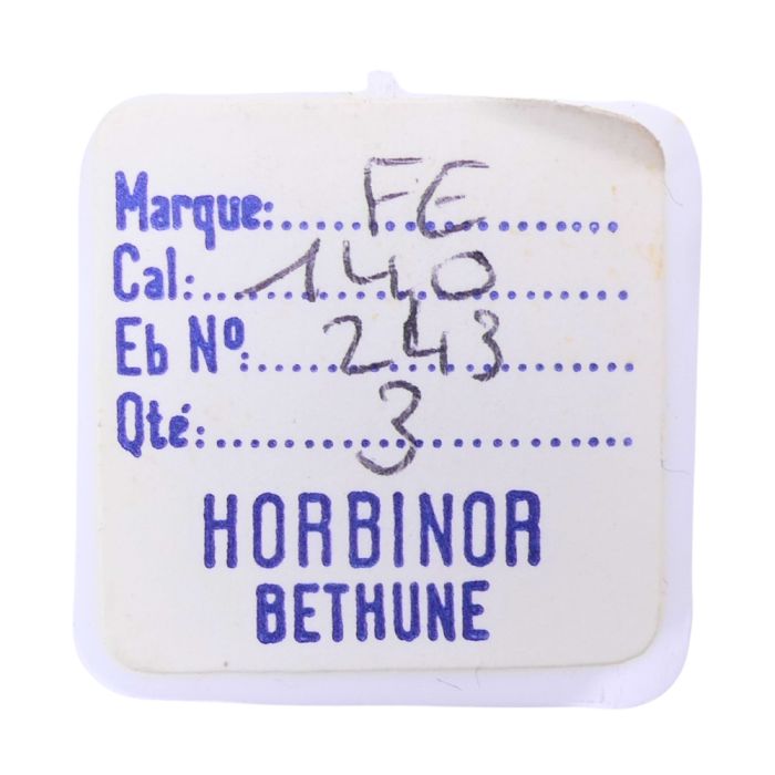 FE 140 - 243 Chaussée non lanternée - Cannon pinion without clam notch