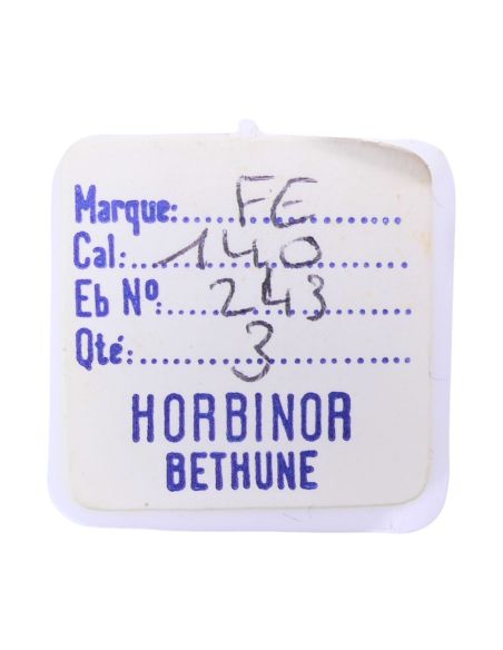 FE 140 - 243 Chaussée non lanternée - Cannon pinion without clam notch