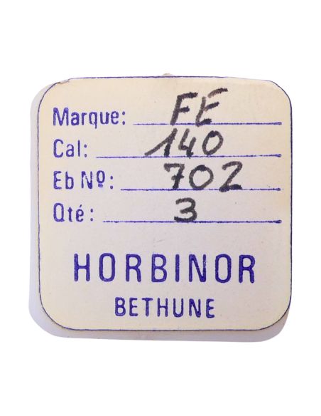 FE 140 702 Roue d'ancre pivotée pour deux contre-pivots - Escape wheel and pinion pivoted for two end-pieces