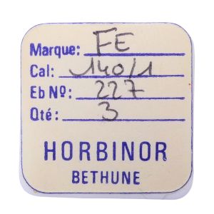 FE 140/1 - 227 Roue de seconde au centre (à l'unité) - Sweep second wheel and pinion (per unit)