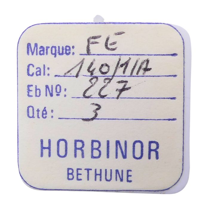 FE 140/1A - 227 Roue de seconde au centre (à l'unité) - Sweep second wheel and pinion (per unit)