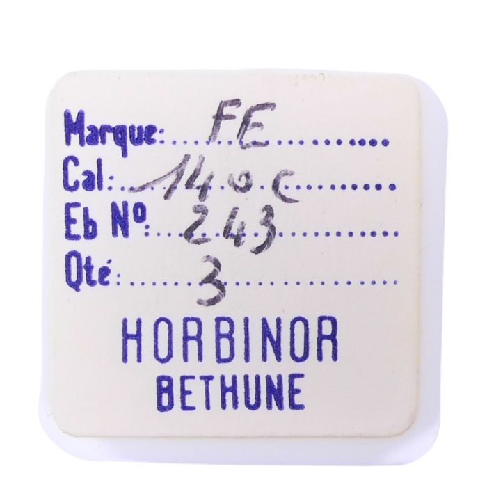 FE 140C - 243 Chaussée non lanternée - Cannon pinion without clam notch