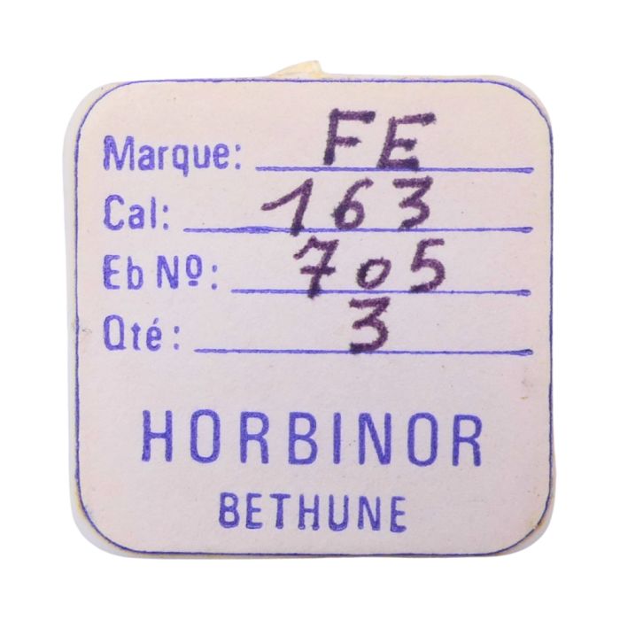 FE 163 - 705 Roue d'ancre pivotée (à l'unité) - Escape wheel and pinion with straight pivots (per unit)