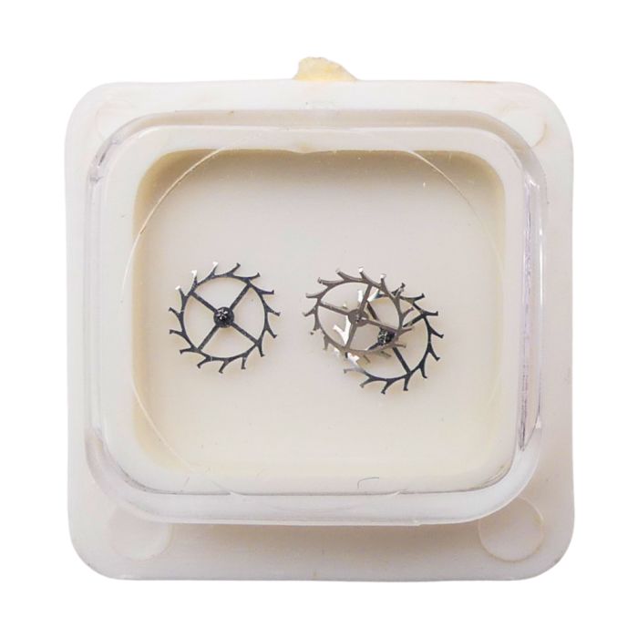 FE 163 - 705 Roue d'ancre pivotée (à l'unité) - Escape wheel and pinion with straight pivots (per unit)