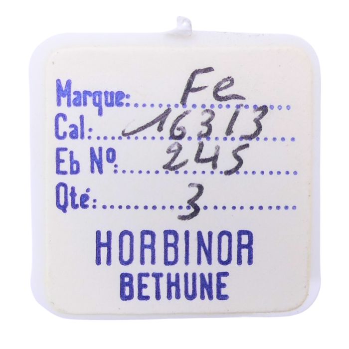 FE 163/3 - 245 Chaussée lanternée pour seconde au centre (à l'unité) - Cannon pinion with clam notch for sweep second (per unit)