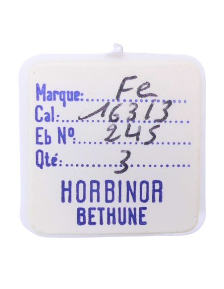 FE 163/3 - 245 Chaussée lanternée pour seconde au centre (à l'unité) - Cannon pinion with clam notch for sweep second (per unit)