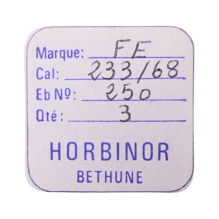 FE 233/68 - 250 Roue des heures (à l'unité) - Hour wheel (per unit)