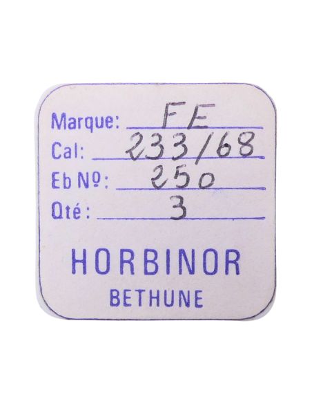 FE 233/68 - 250 Roue des heures (à l'unité) - Hour wheel (per unit)