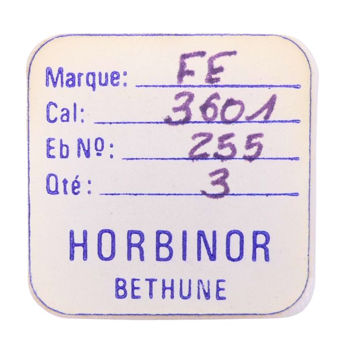 FE 3601 - 255 Roue des heures pour seconde au centre - Hour wheel for sweep second