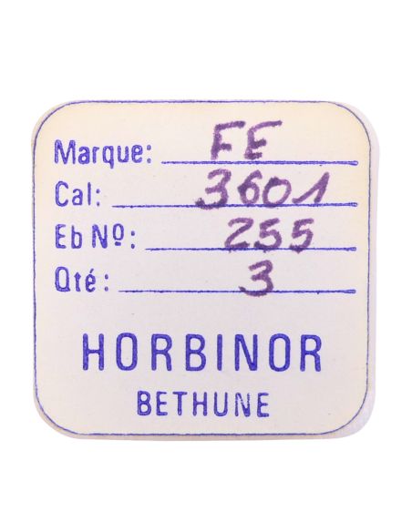 FE 3601 - 255 Roue des heures pour seconde au centre - Hour wheel for sweep second