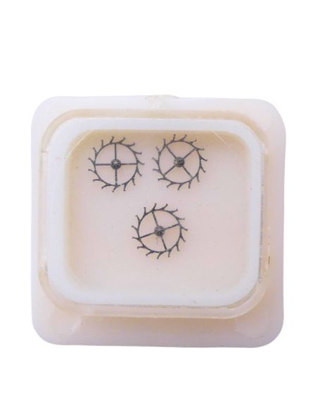 FE 3601 704 Roue d'ancre pivotée pour contre-pivot dessus - Escape wheel and pinion pivoted for upper end-pieces