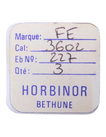 FE 3602 - 227 Roue de seconde au centre (à l'unité) - Sweep second wheel and pinion (per unit)