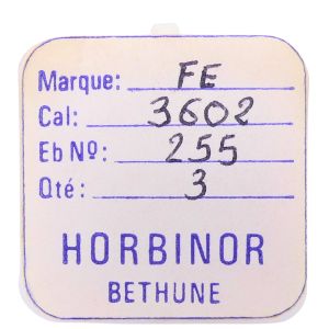 FE 3602 - 255 Roue des heures pour seconde au centre - Hour wheel for sweep second