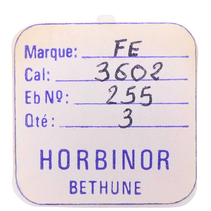 FE 3602 - 255 Roue des heures pour seconde au centre - Hour wheel for sweep second