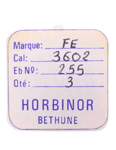 FE 3602 - 255 Roue des heures pour seconde au centre - Hour wheel for sweep second