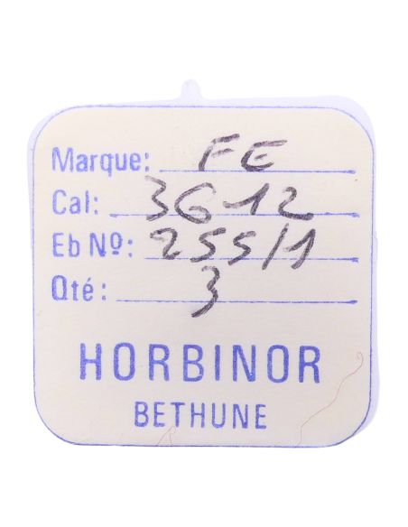 FE 3612 - 255 Roue des heures pour seconde au centre - Hour wheel for sweep second