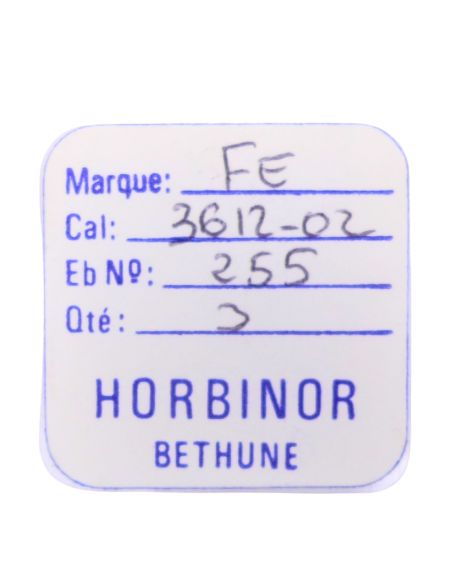 FE 3612-2 - 255 Roue des heures pour seconde au centre - Hour wheel for sweep second