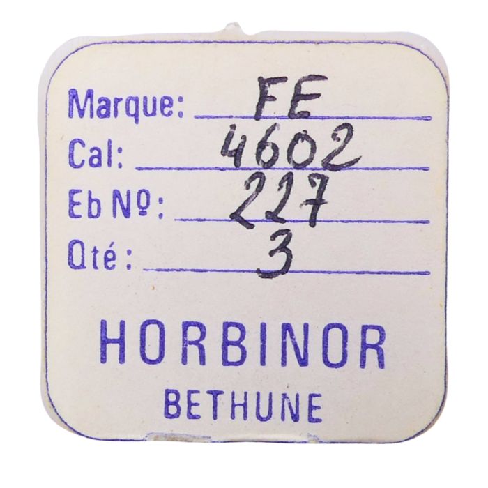 FE 4602 - 227 Roue de seconde au centre (à l'unité) - Sweep second wheel and pinion (per unit)