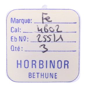 FE 4602 - 255 Roue des heures pour seconde au centre - Hour wheel for sweep second