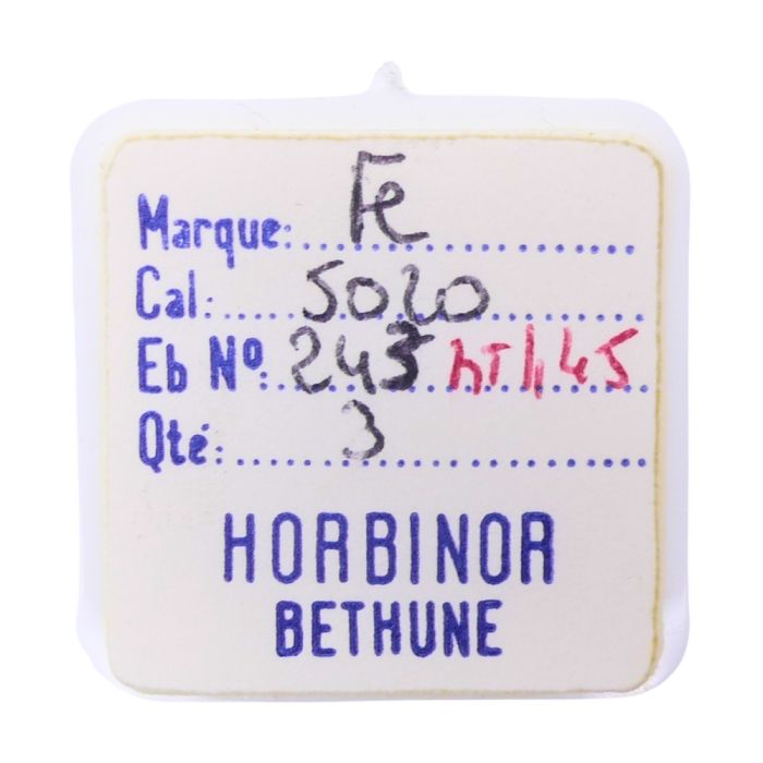 FE 5020 - 243 Chaussée non lanternée - Cannon pinion without clam notch