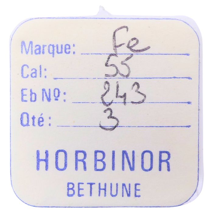 FE 55 - 243 Chaussée non lanternée - Cannon pinion without clam notch