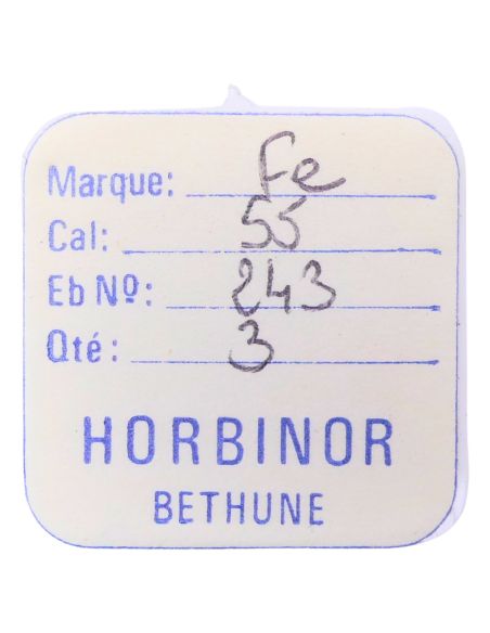 FE 55 - 243 Chaussée non lanternée - Cannon pinion without clam notch