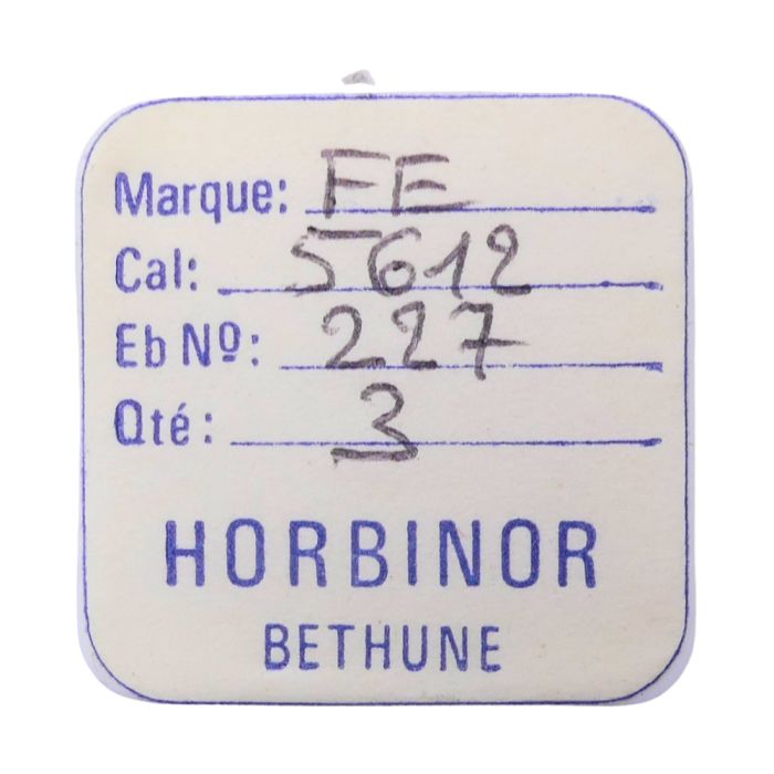 FE 5612 - 227 Roue de seconde au centre (à l'unité) - Sweep second wheel and pinion (per unit)
