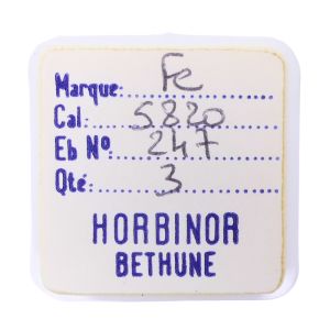 FE 5820 - 245 Chaussée lanternée pour seconde au centre (à l'unité) - Cannon pinion with clam notch for sweep second (per unit)