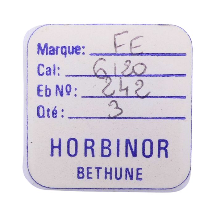 FE 6120 - 242 Chaussée avec roue entraîneuse (à l'unité) - Cannon pinion with driving wheel (per unit)