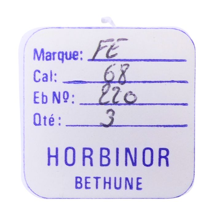 FE 68 - 220 Roue de seconde court pivot (à l'unité) - Fourth wheel and pinion without second hand bit (per unit)