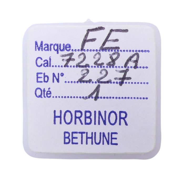 FE 7228A - 227 Roue de seconde au centre (à l'unité) - Sweep second wheel and pinion (per unit)