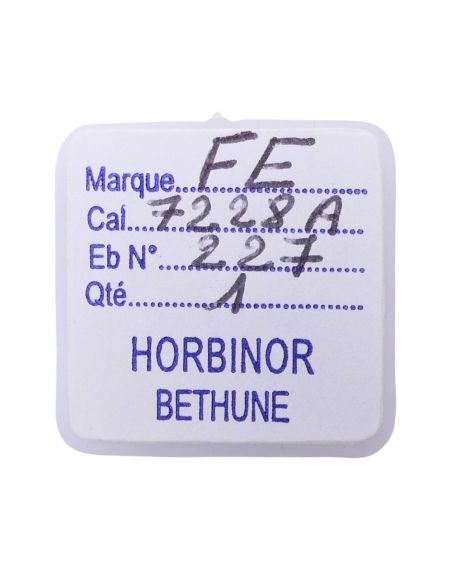 FE 7228A - 227 Roue de seconde au centre (à l'unité) - Sweep second wheel and pinion (per unit)