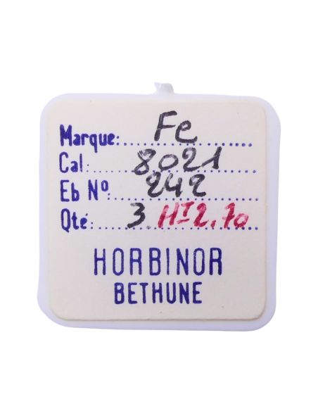 FE 8021 - 242 Chaussée avec roue entraîneuse (à l'unité) - Cannon pinion with driving wheel (per unit)