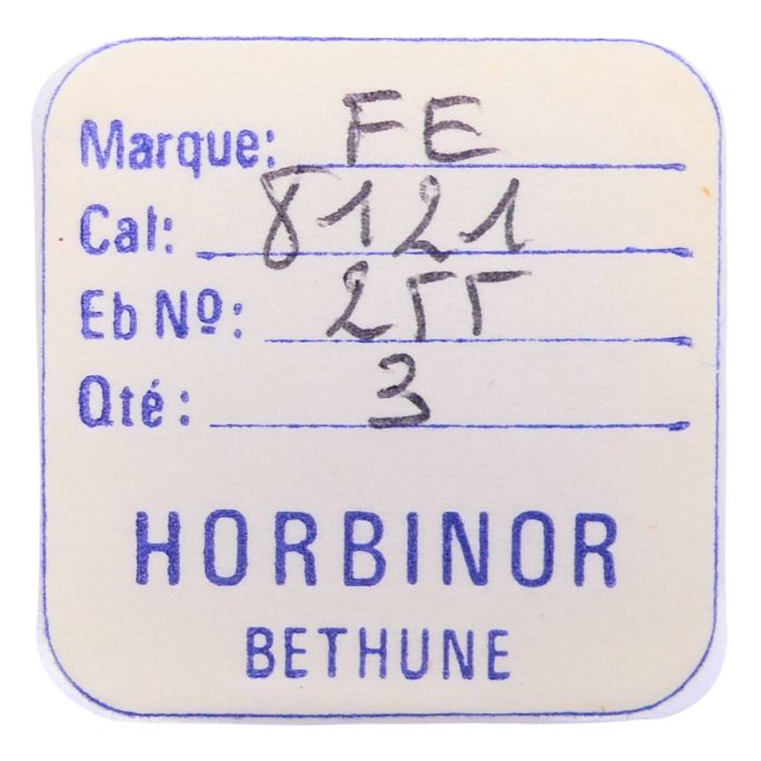 FE 8121 - 255 Roue des heures pour seconde au centre - Hour wheel for sweep second