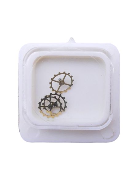 HP 1640 42 Roue d'ancre pivotée pour deux contre-pivots - Escape wheel and pinion pivoted for two end-pieces