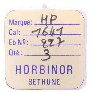 HP 1641 - 227 Roue de seconde au centre (à l'unité) - Sweep second wheel and pinion (per unit)