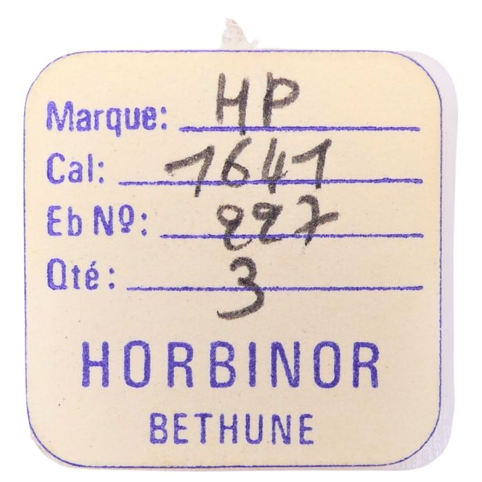 HP 1641 - 227 Roue de seconde au centre (à l'unité) - Sweep second wheel and pinion (per unit)